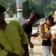 Police slap man