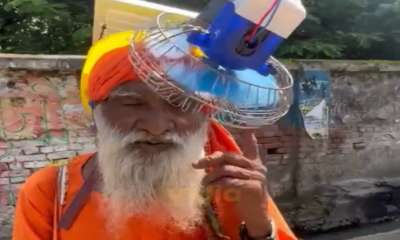 UP Sadhu invents solar-powered fan