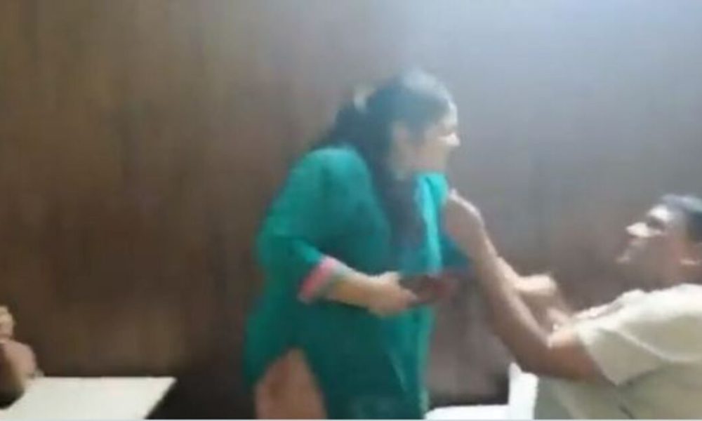 Woman beats up her husband for adultery