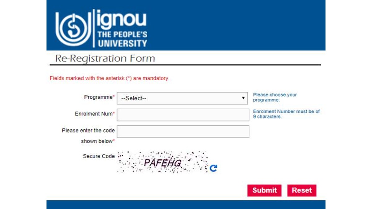 IGNOU July 2022 re-registration ends today, here's how to apply