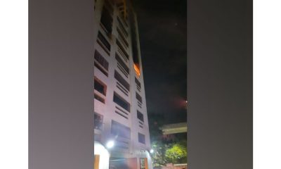 Maharashtra: Fire breaks out in 18-storey building in Thane, two flats gutted in fire