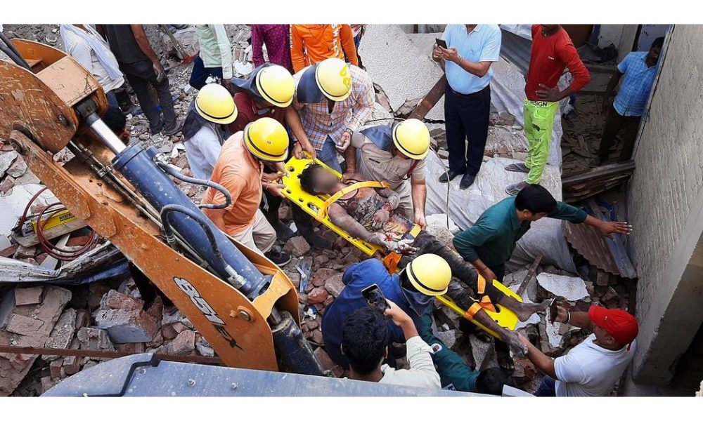 Building collapses in Gurugram during demolition, 1 dead, 3 injured