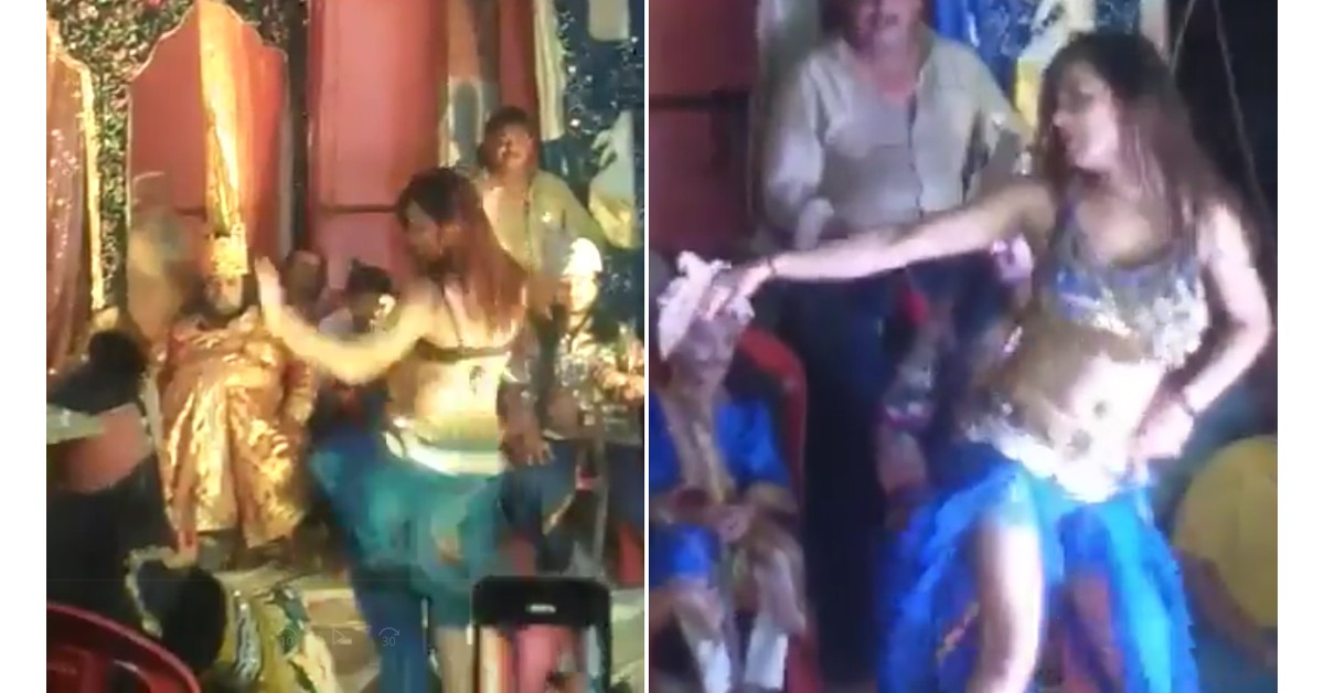 Ramleela pandal organisers invite bar girls for dance performance in Uttar Pradesh's Sambhal, video viral