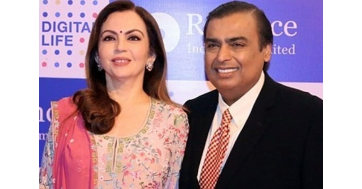 Nita Ambani and Mukesh Ambani