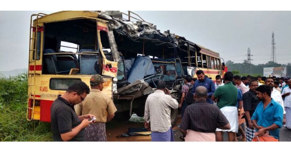 Kerala bus accident: At least 9 die, including 5 students, after tourist bus rams state transport bus