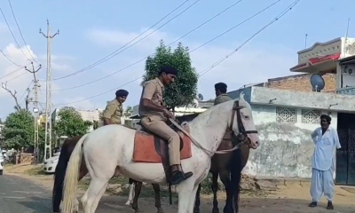 Gujarat Police patrolling