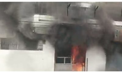 Fire breaks out in office of Prayag Guest House in Kanpur