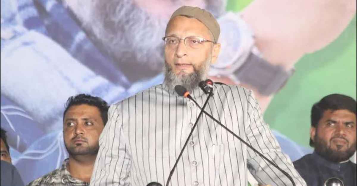 aimim chief asaduddin owaisi says he wants to see a woman in hijab as india s pm  bjp asks him when will aimim get a woman boss