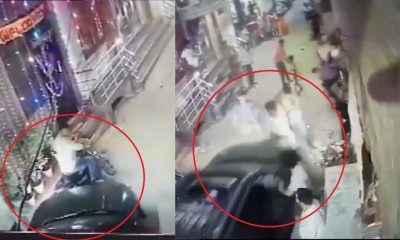 Delhi man rams car into group of people after fight with biker, 3 injured, video viral