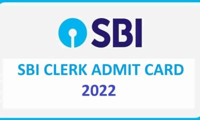 SBI Clerk 2022 admit card