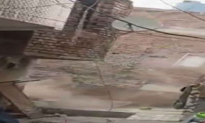 3-storey building collapses like a house of cards in Ghaziabad, none injured | WATCH