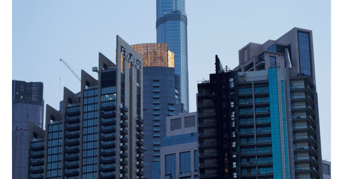 Fire breaks out at skyscraper near world's tallest building Burj Khalifa in Dubai