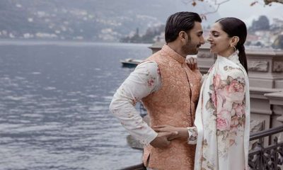 Ranveer Singh surprises Deepika Padukone on their 4th wedding anniversary in her office, shares a tip for all husbands