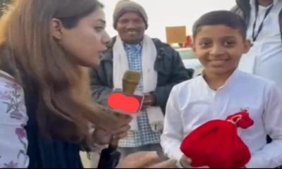 Bharat Jodo Yatra: 10-year-old boy reaches with piggy bank to ensure there is no shortage of money to Rahul Gandhi | WATCH