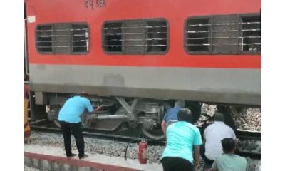 Fire breaks out in Bengaluru-Howrah Duronto Express in Andhra Pradesh's Chittoor district, rescue underway