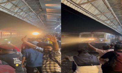 Goa: Train gets delayed by 9 hours, passengers dance in celebration when it finally arrives | WATCH