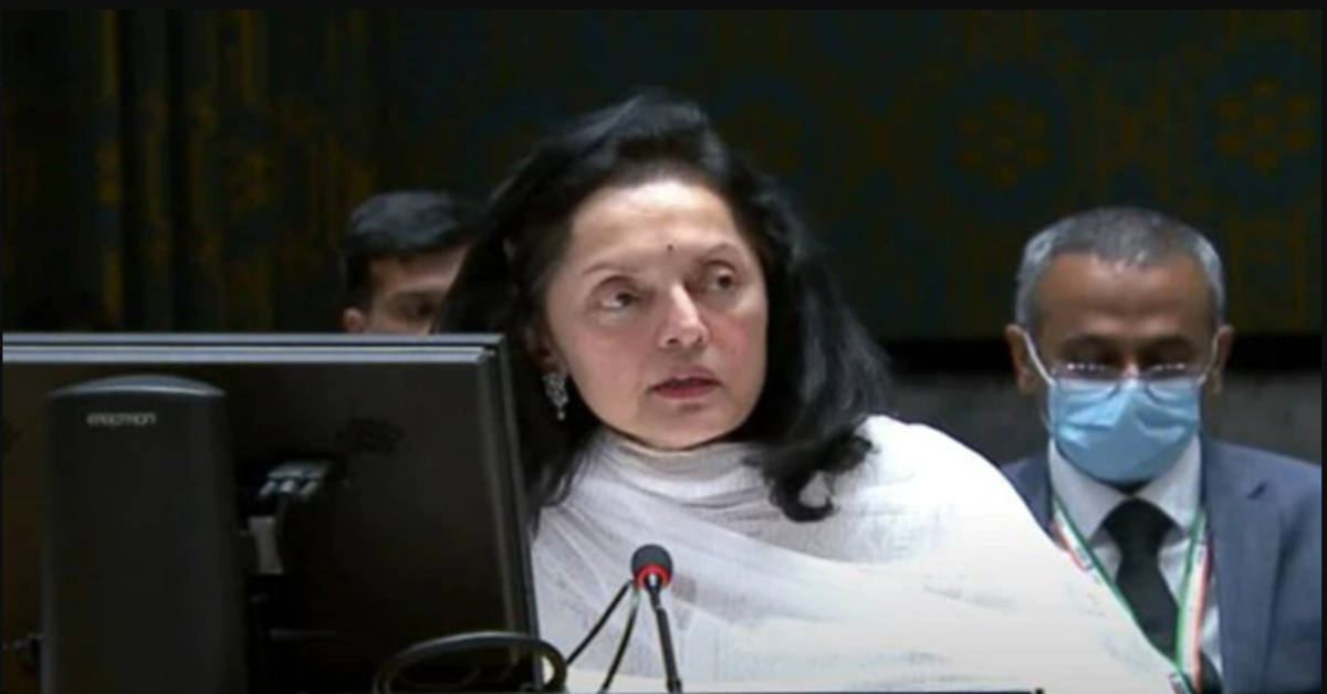 India’s UN Ambassador Ruchira Khamboj