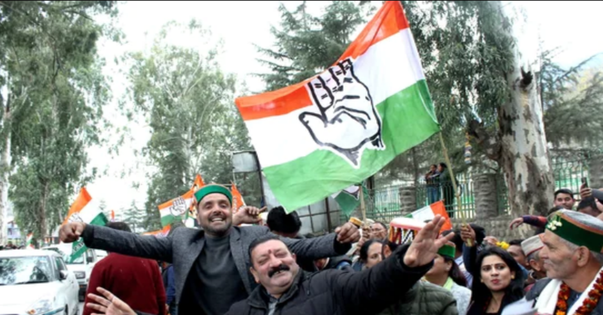 Congress party wins in himachal pradesh