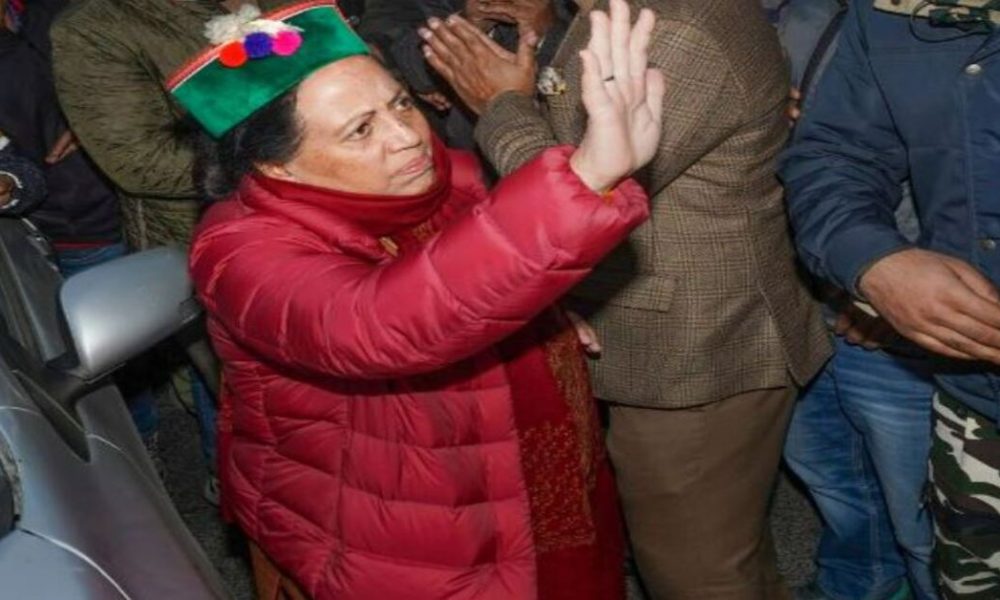Himachal Pradesh CM race: Pratibha Singh reaches Congress office to attend MLA meeting