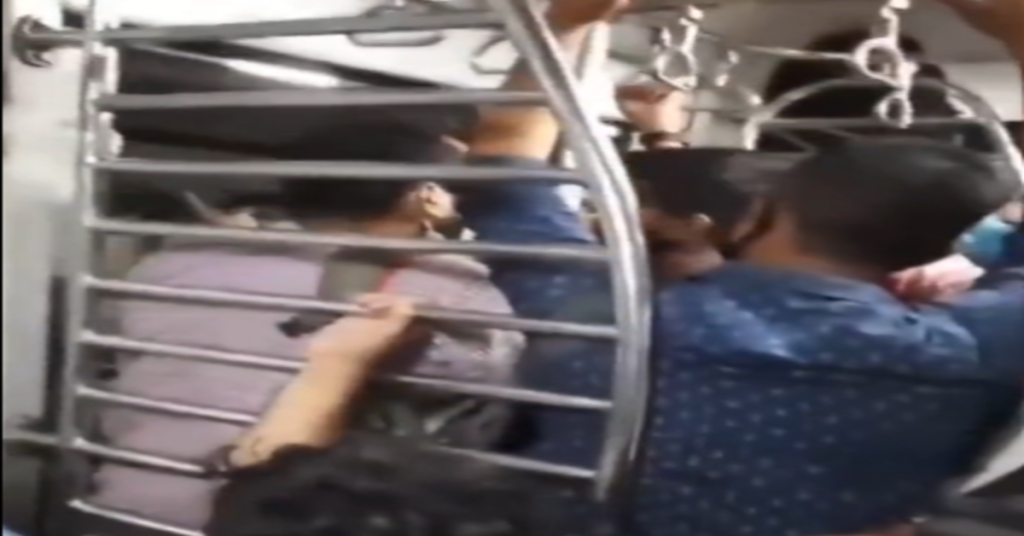 Bihari, Marathi passengers fight over language in Mumbai local, video viral | WATCH