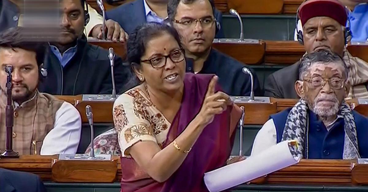 Winter Session: Some people are jealous of country's growing economy, says Finance Minister Nirmala Sitharaman in Lok Sabha