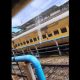 Faulty pipe at railway station