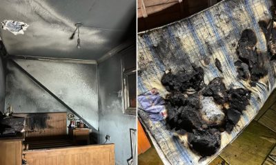 House in UK engulfs in fire