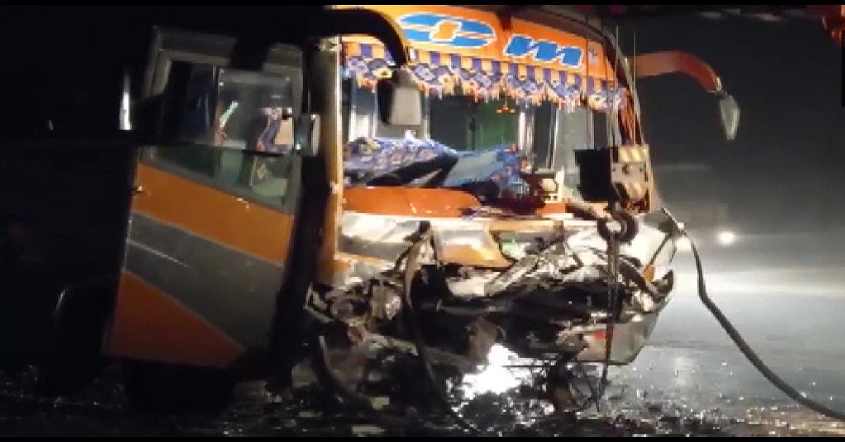Gujarat: 9 killed, more than 30 injured in horrific bus- car collision in Navsari