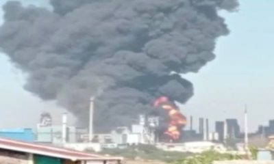 Maharashtra: Nashik factory catches fire after explosion, several laborers trapped inside