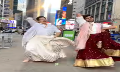 Dancers perform in New York’s street