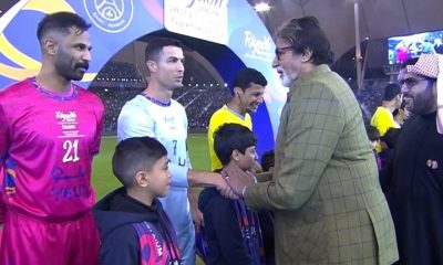 Amitabh Bachchan meets football icons Ronaldo