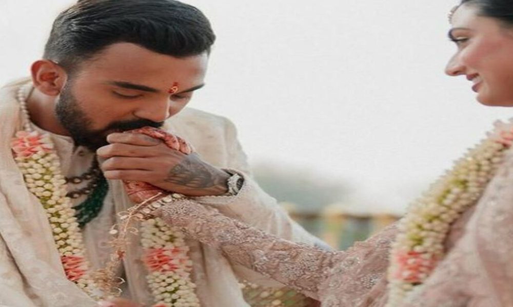 Athiya Shetty shares wedding pictures with KL Rahul, says she learned to love in his light | See Photos