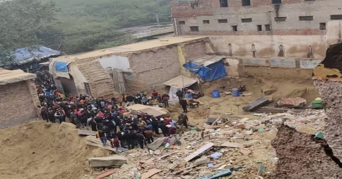 Agra: Half-a-dozen houses, temple collapse in Dharamshala excavation, 1 girl dies