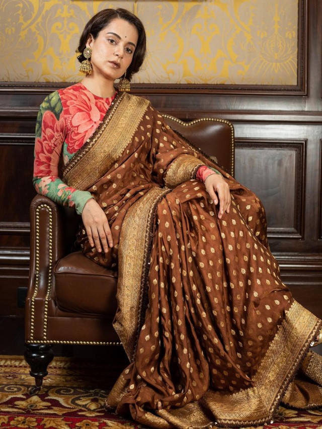 Kangana Ranaut and her love for sarees