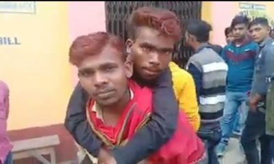 Viral: Man gives piggyback ride to his specially-abled friend from Bihar to West Bengal to watch Pathaan | WATCH