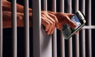 mobile phones seized in raids in Delhi Jail