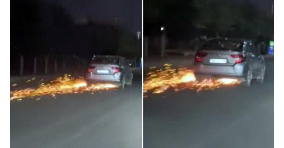 Haryana: Speeding car drags motorcycle for over 3 km in Gurugram, driver arrested | WATCH