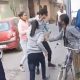 Women slap, kick and punch man over molestation