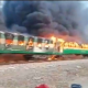 Pakistan train explosion