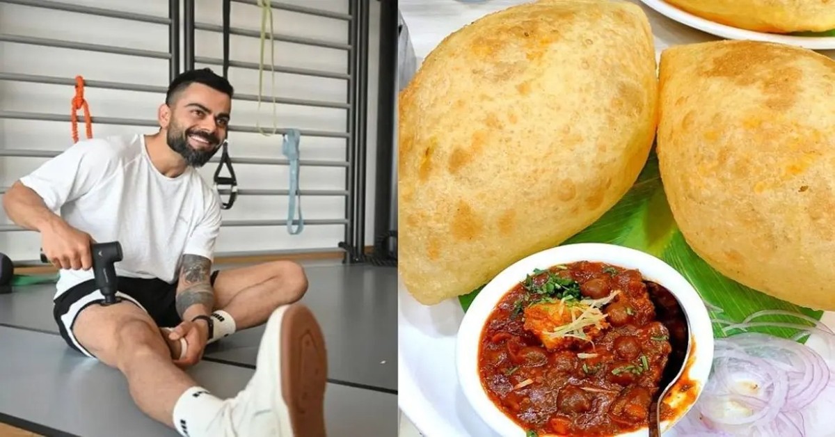 Internet amused over Virat Kohli's excitement after spotting chole bhature in dressing room | Watch
