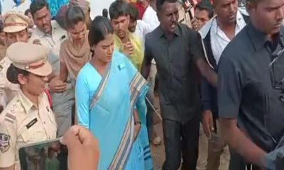 YSRTP chief YS Sharmila detained by Telangana police over derogatory remarks against BRS leader Shankar Naik