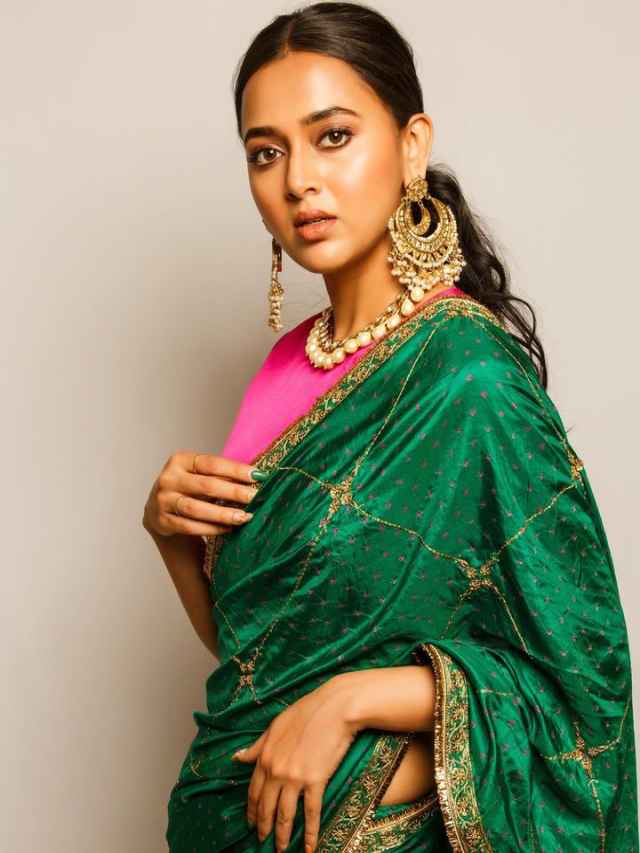 Tejasswi Prakash’s saree collection is classic