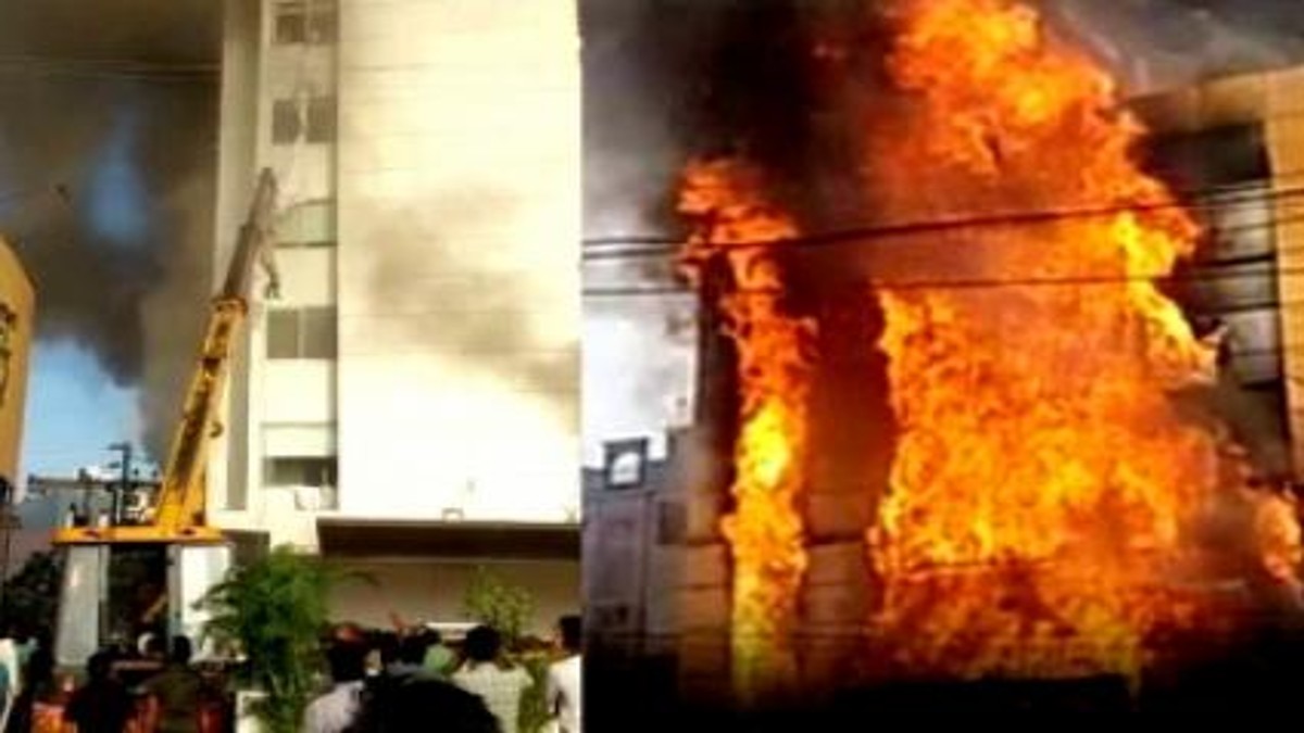 Fire breaks out at hotel in Indore