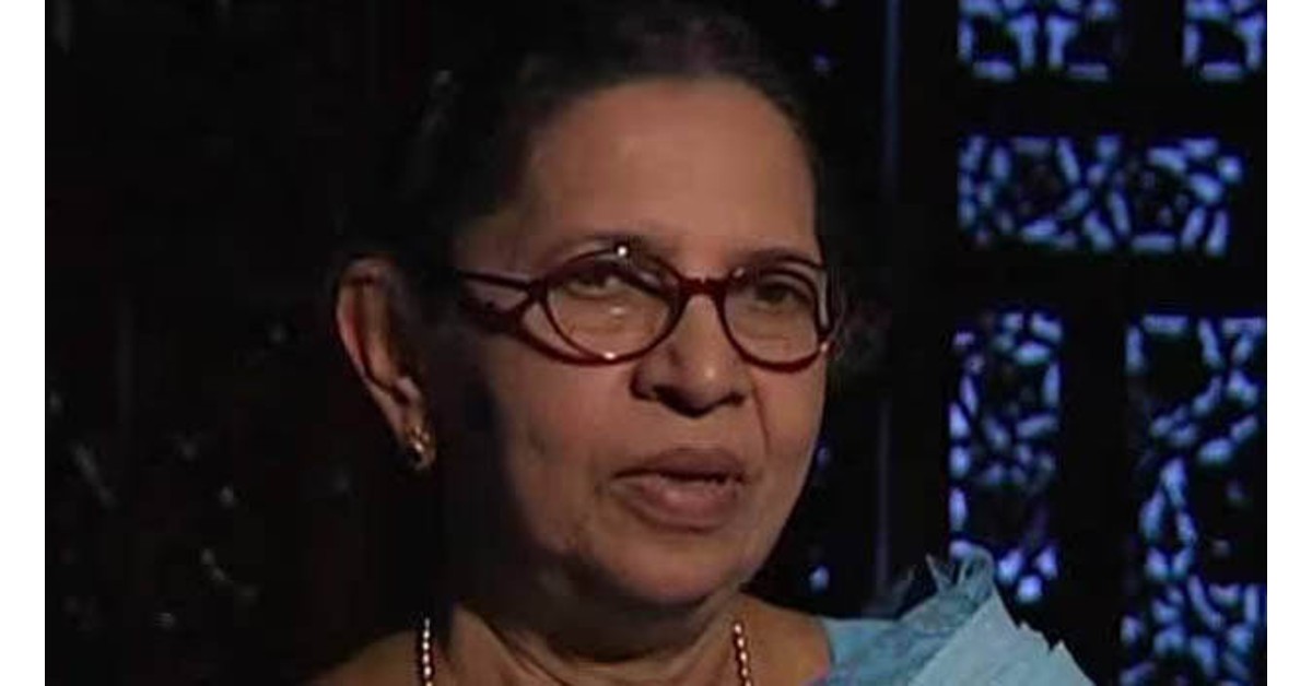 Malayalam novelist Sarah Thomas
