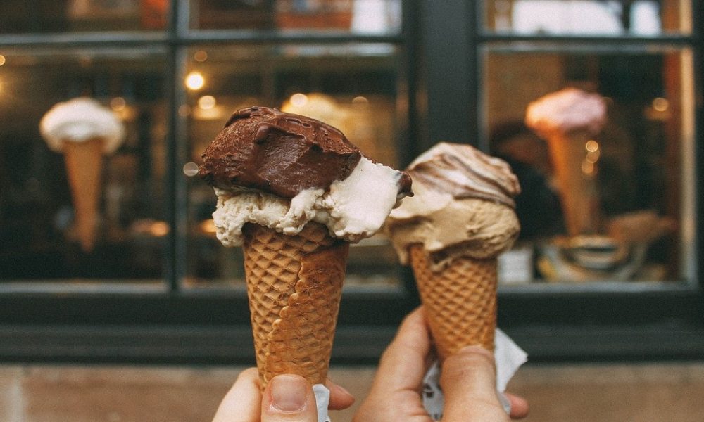people fall ill after eating ice cream