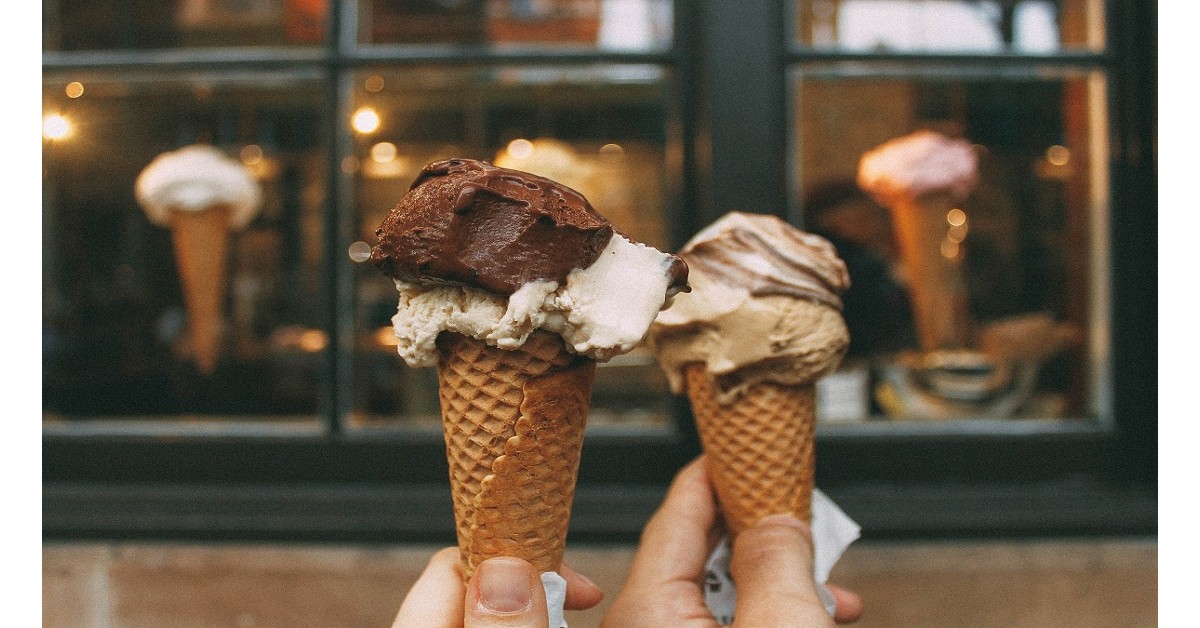 people fall ill after eating ice cream