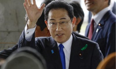 Japan PM Fumio Kishida attacked with bomb-like object during public speech, suspect held