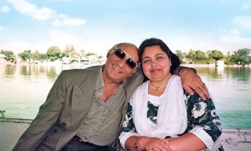 Yash Chopra with wife Pamela Chopra