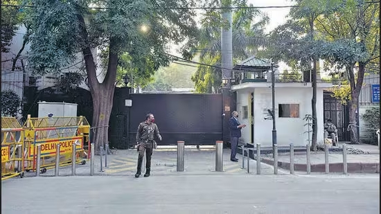 Delhi Chief Minister Arvind Kejriwal’s residence