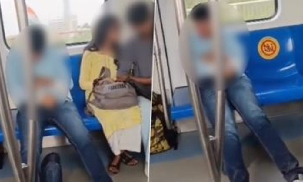 Man masturbates inside Delhi metro